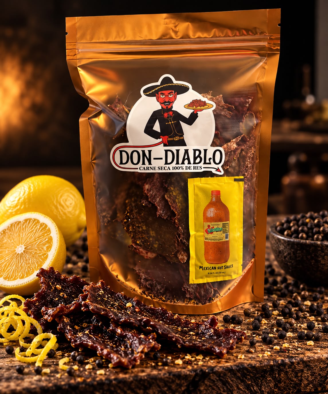Don Diablo Beef Chips - Lemon Pepper